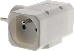 Triplite 3x16a NF puissance 3680W. Coloris blanc - Brico Dépôt