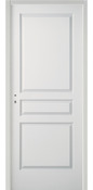 Bloc-porte 3 panneaux, droite "Ordesa" blanc - L. 73 cm - Brico Dépôt