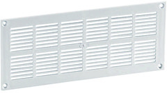 Grille PVC plate blanche - 251 x 108 mm - Brico Dépôt