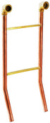 Mélangeur ou mitigeur bain/douche mural , en cuivre anti-corrosion, mâle 15x21 mm femelle 15x21 mm - Noyon & Thiebault - Brico Dépôt