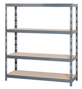 _RETRAIT_EDG_Étagère garage bois / métal - 4 tablettes - H.185,3 x L.180 x P.70 cm - Brico Dépôt