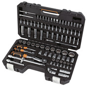 Coffret à douilles 1/4" 1/2" - 94 pièces - Brico Dépôt