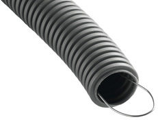 Gaine nue icta Gris RAL 7035 L. 100 m Ø 25 mm - Brico Dépôt