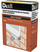 Enduit de rebouchage extérieur en poudre 2 kg - Diall - Brico Dépôt