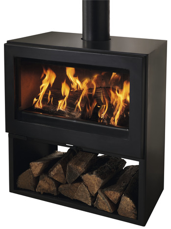 Poêle à bois "Fenix Ecodesign" noir - 7,2 kW - Panadero - Brico Dépôt