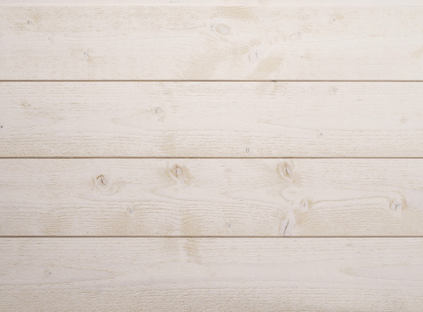 Lambris en sapin du nord céruse blanc - L. 205 x l. 13,6 x Ép. 1,05 mm - Brico Dépôt