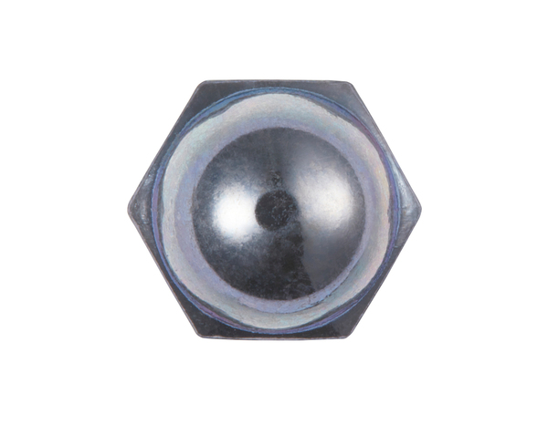 Sachet de 10 écrous borgnes tête hexagonale Ø6 mm en acier - Brenner - Brico Dépôt