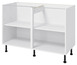 Caisson bas blanc - L. 120 x H. 87 x P. 57cm